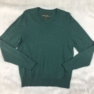 Eddie Bauer Men's V-Neck Sweater Size M